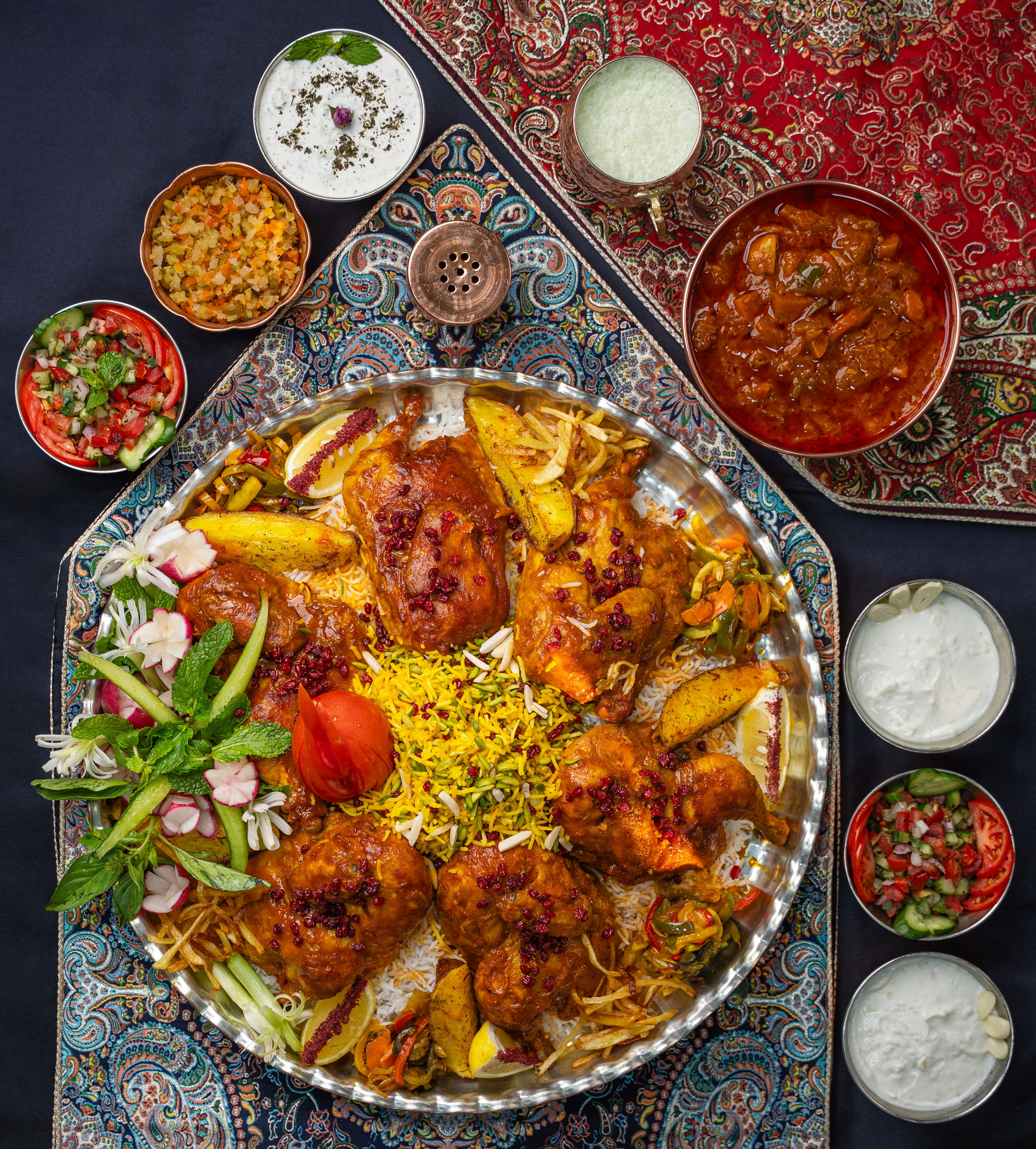 Grilled Chicken with Zereshk Rice