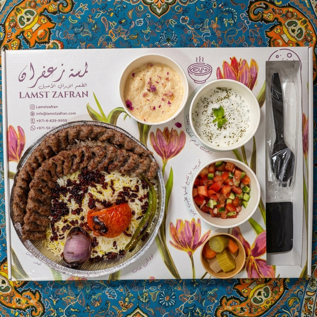 Meat Kabab with Rice