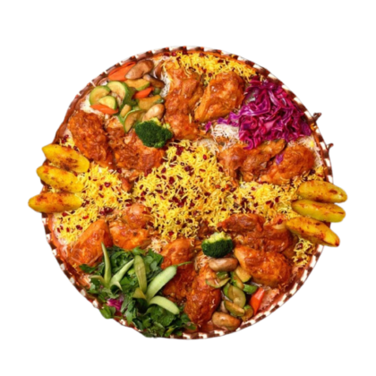 ZERESHK POLO BA MORGH – FAMILY TRAY